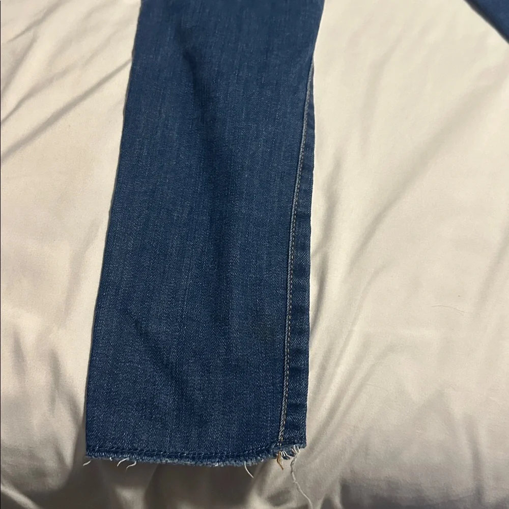 GAP Slim Stretch High Rise Distressed Ankle Jeggings 10 Slim